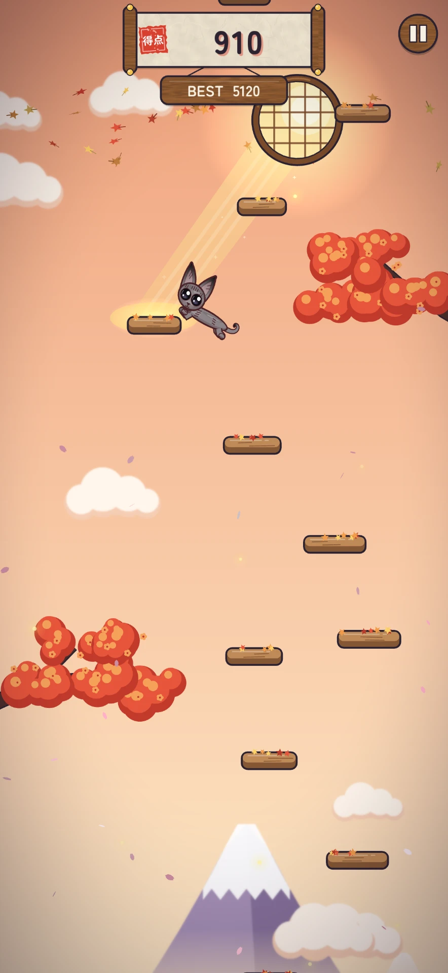 Wrinkle Jump — Autumn sunbeam